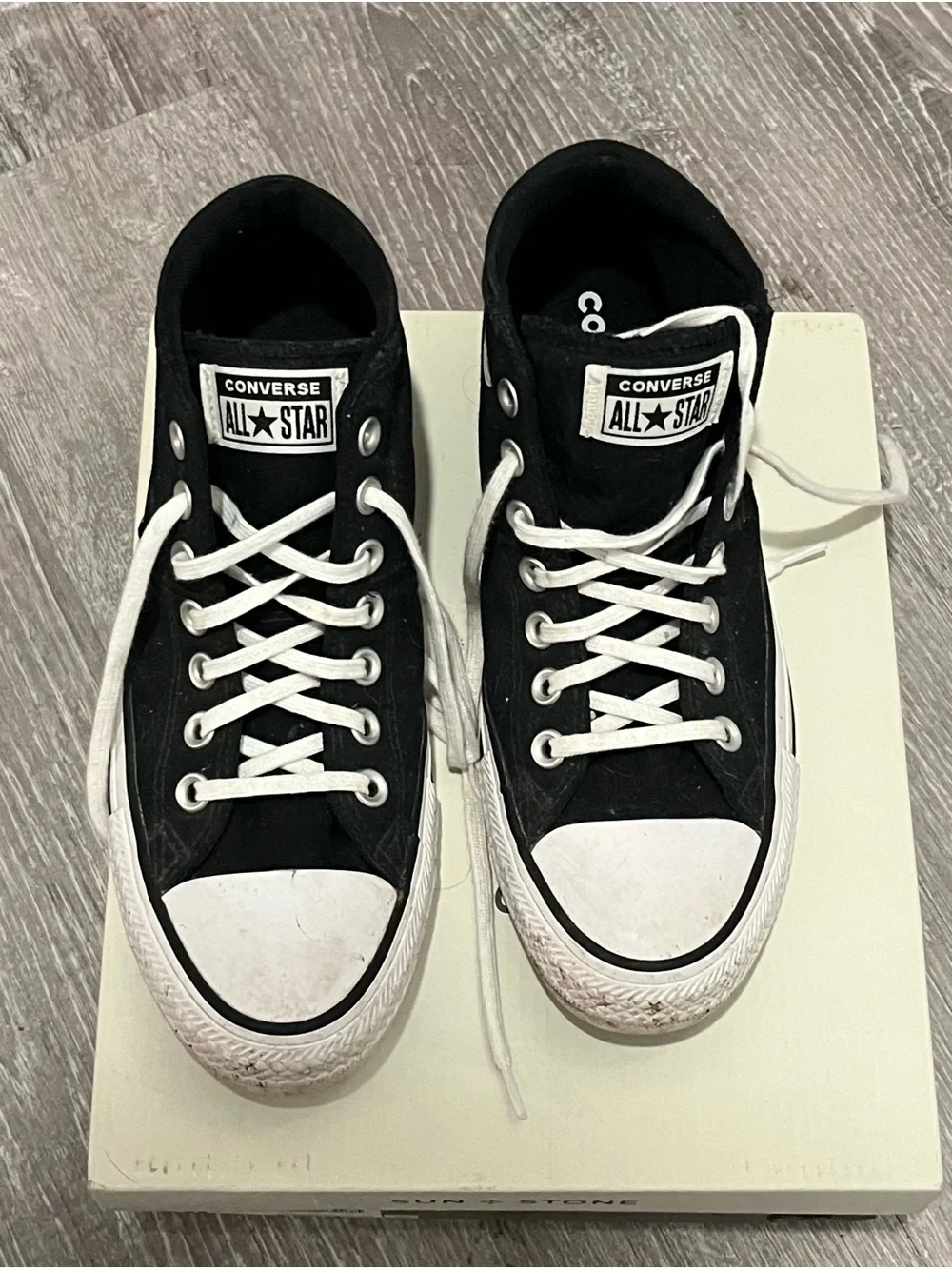 Converse All Star Black and White Low-Top Sneakers